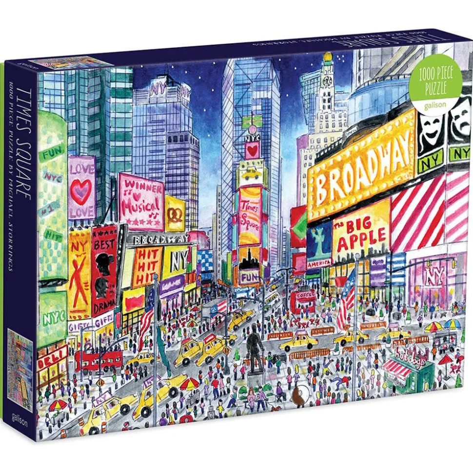 Galison Michael Storrings Times Square Puzzle 1000pcs
