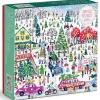 Galison Michael Storrings A Day at the Christmas Tree Farm Puzzle 1000pcs