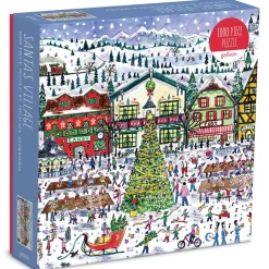 Galison Michael Storrings Santa's Village Puzzle 1000pcs
