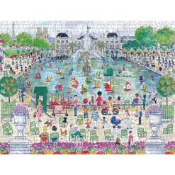 Galison Michael Storrings Springtime in Paris Puzzle 1000pcs