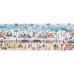 Galison Michael Storrings Summer Fun Panoramic Puzzle 1000pcs