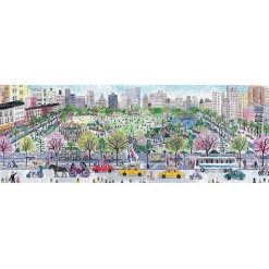 Galison Michael Storrings CityScape Panoramic Puzzle 1000pcs