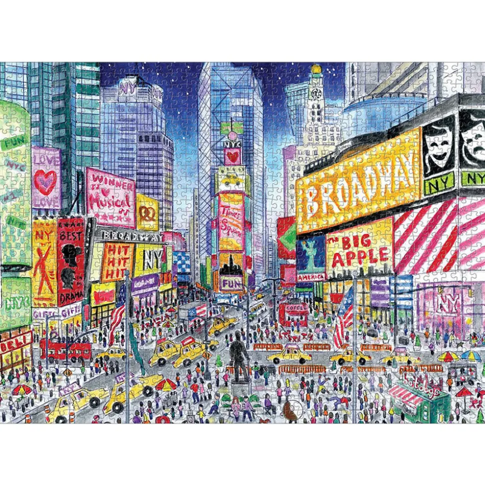 Galison Michael Storrings Times Square Puzzle 1000pcs