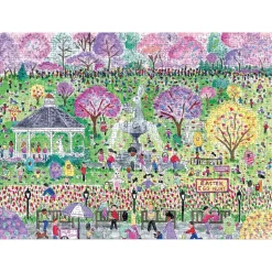 Galison Michael Storrings Easter Egg Hunt Puzzle 1000pcs