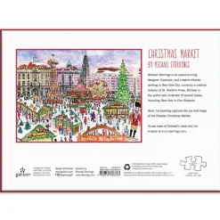 Galison Michael Storrings Christmas Market Puzzle 1000pcs