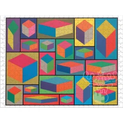 Galison MoMA Sol LeWitt Double Sided Puzzle 500pcs