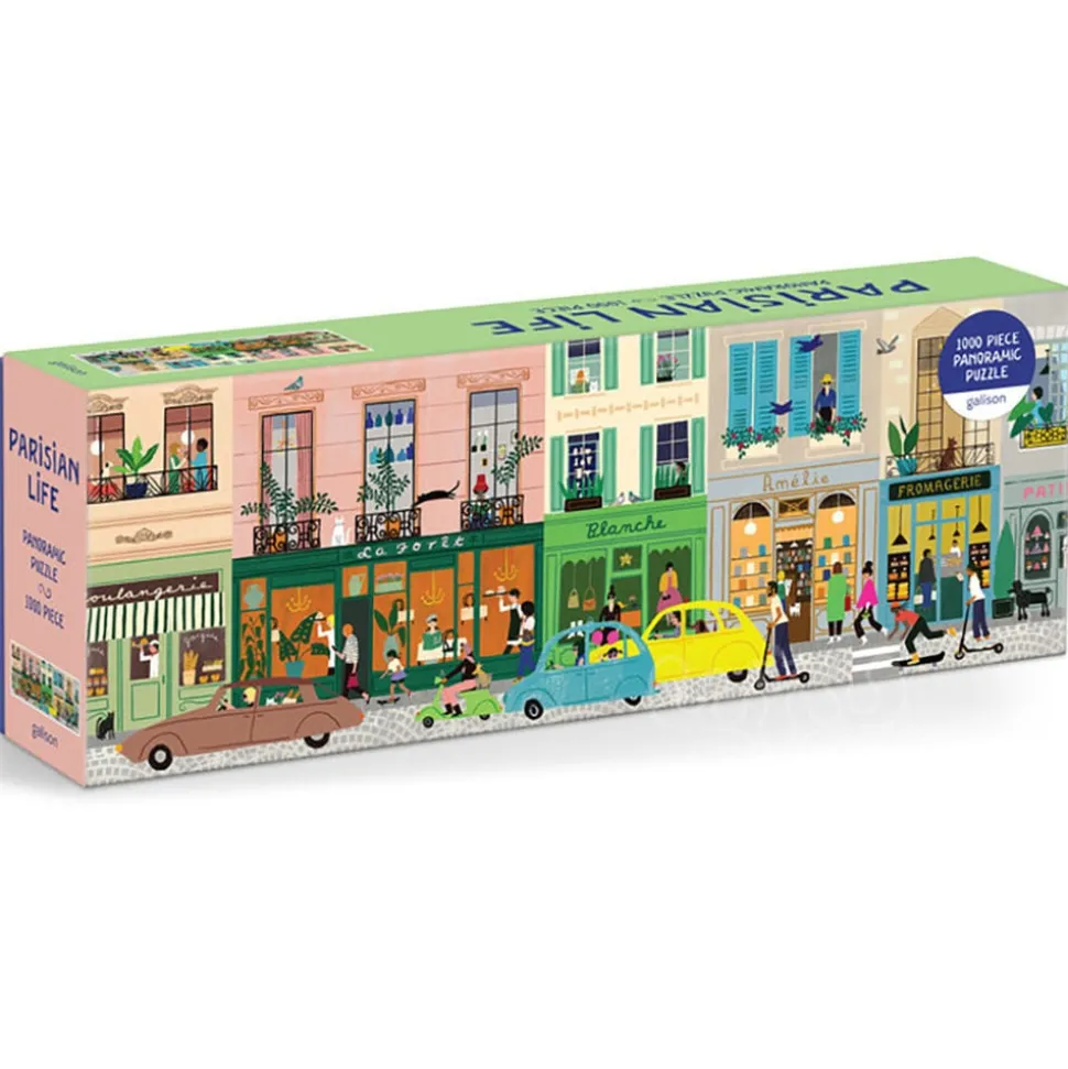 Galison Parisian Life Panoramic Puzzle 1000pcs