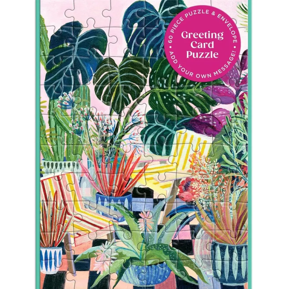 Galison Potted Greeting Card Puzzle 60pcs