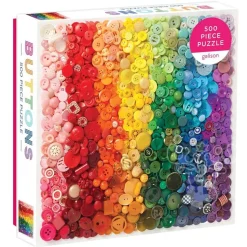 Galison Rainbow Buttons Puzzle 500pcs