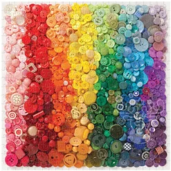 Galison Rainbow Buttons Puzzle 500pcs
