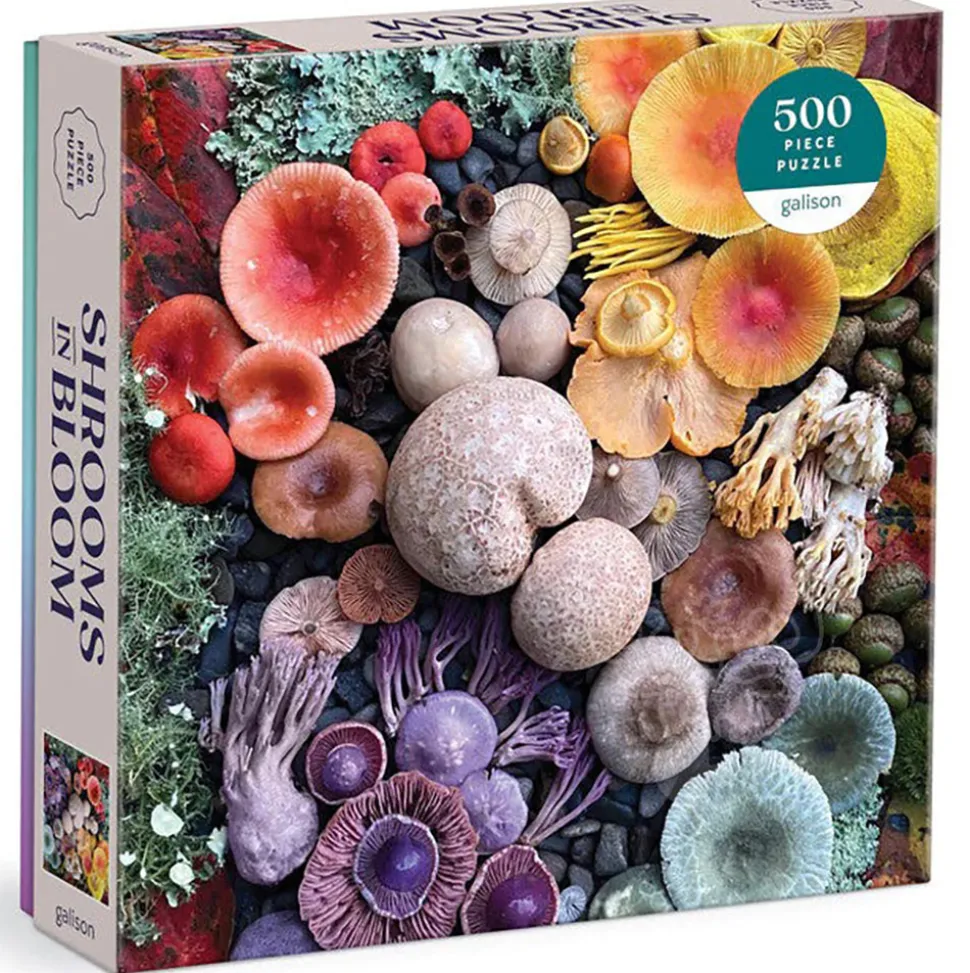 Galison Shrooms in Bloom Puzzle 500pcs