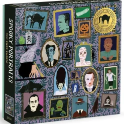 Galison Spooky Portraits Puzzle 500pcs