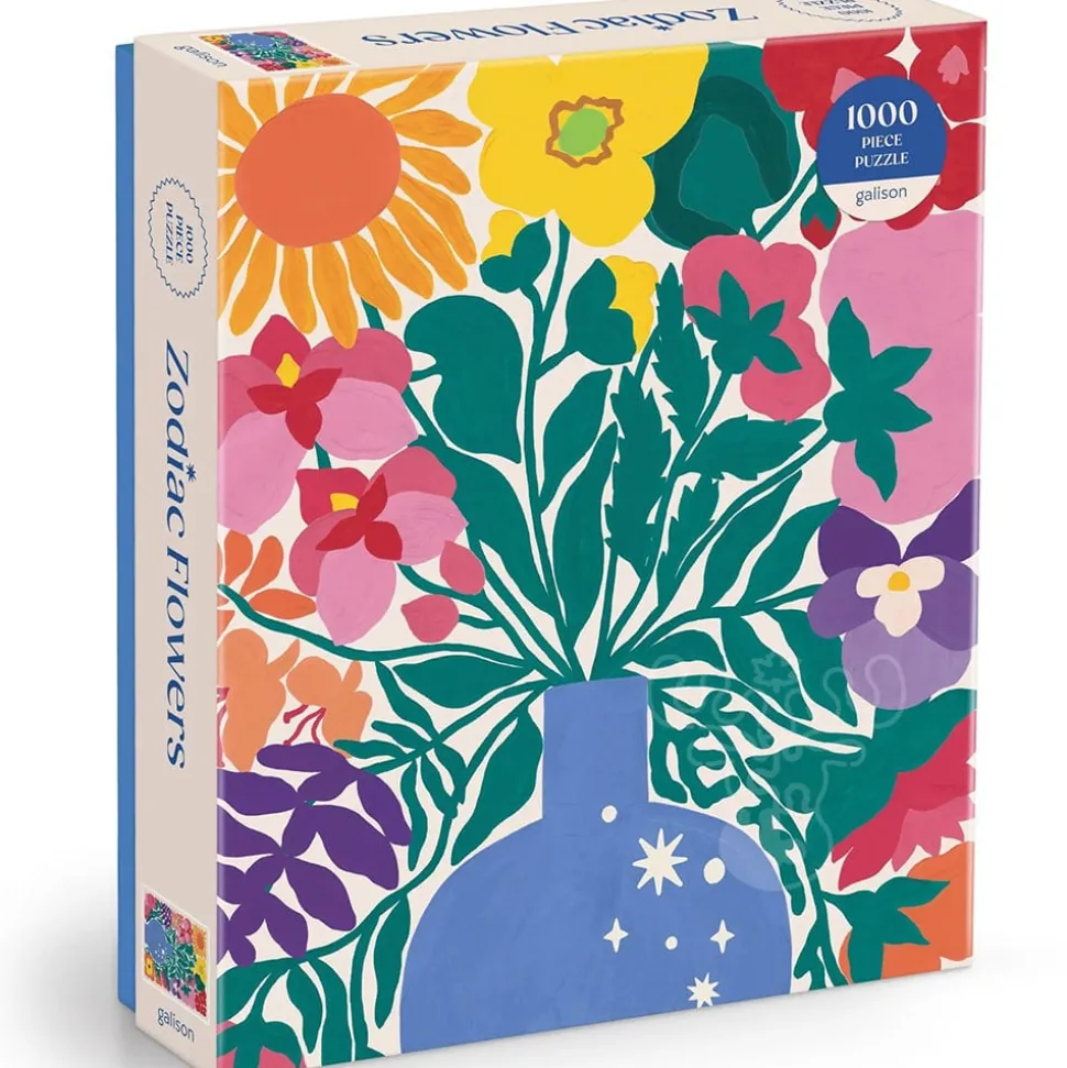 Galison Zodiac Flowers Puzzle 1000pcs