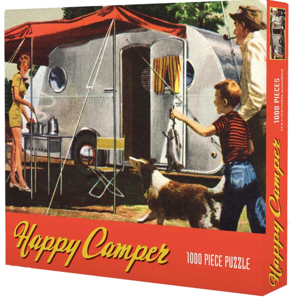 Gibbs Smith Happy Camper Puzzle 1000pcs