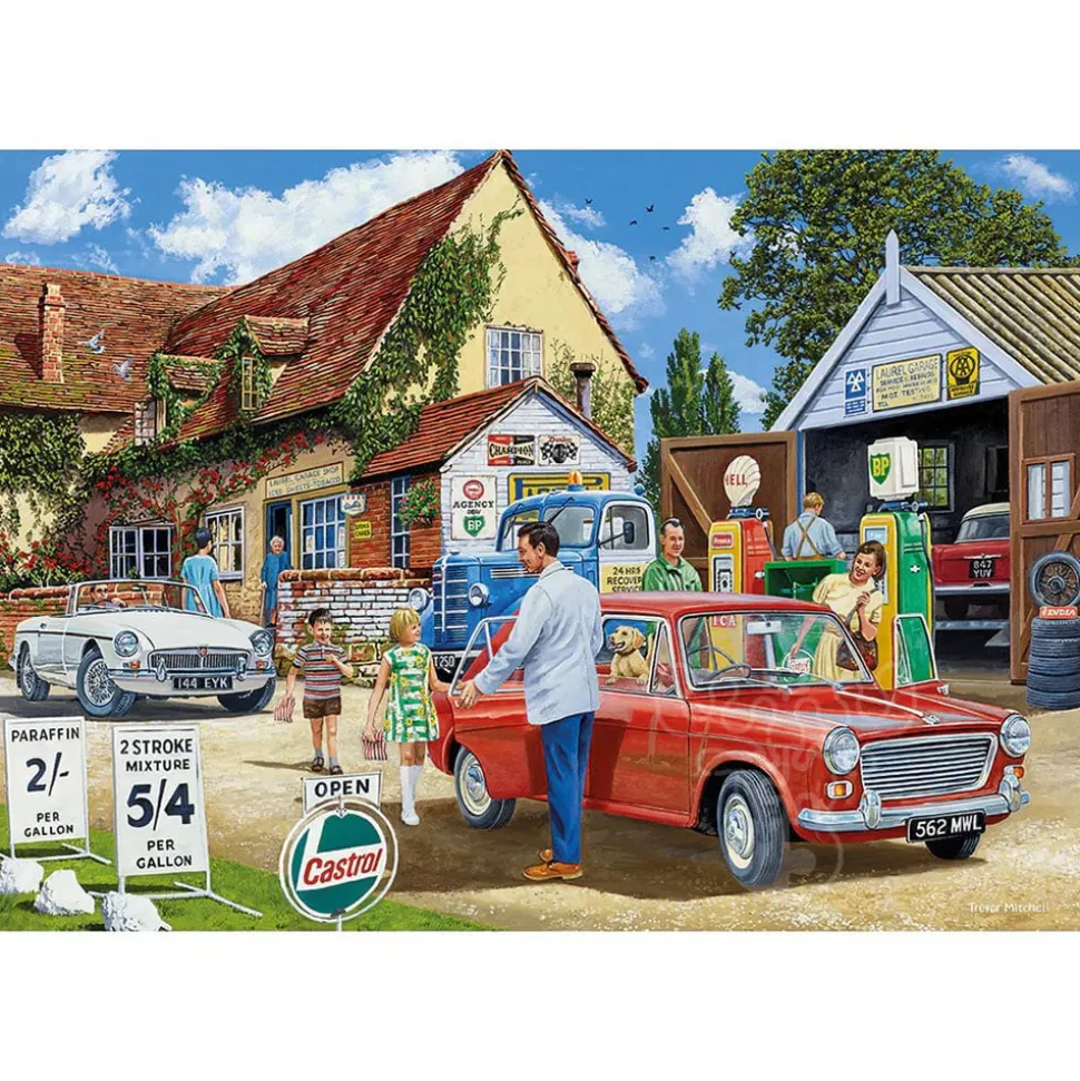 Gibsons Day out with the Family Puzzle 4 x 500pcs