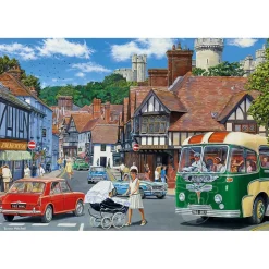 Gibsons Day out with the Family Puzzle 4 x 500pcs
