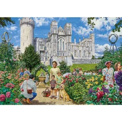 Gibsons Day out with the Family Puzzle 4 x 500pcs