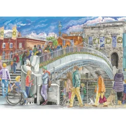 Gibsons Ha'penny Bridge Puzzle 1000pcs