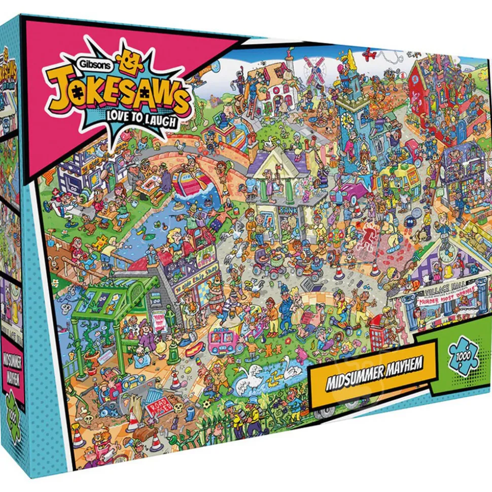 Gibsons Jokesaws: Midsummer Mayhem Puzzle 1000pcs