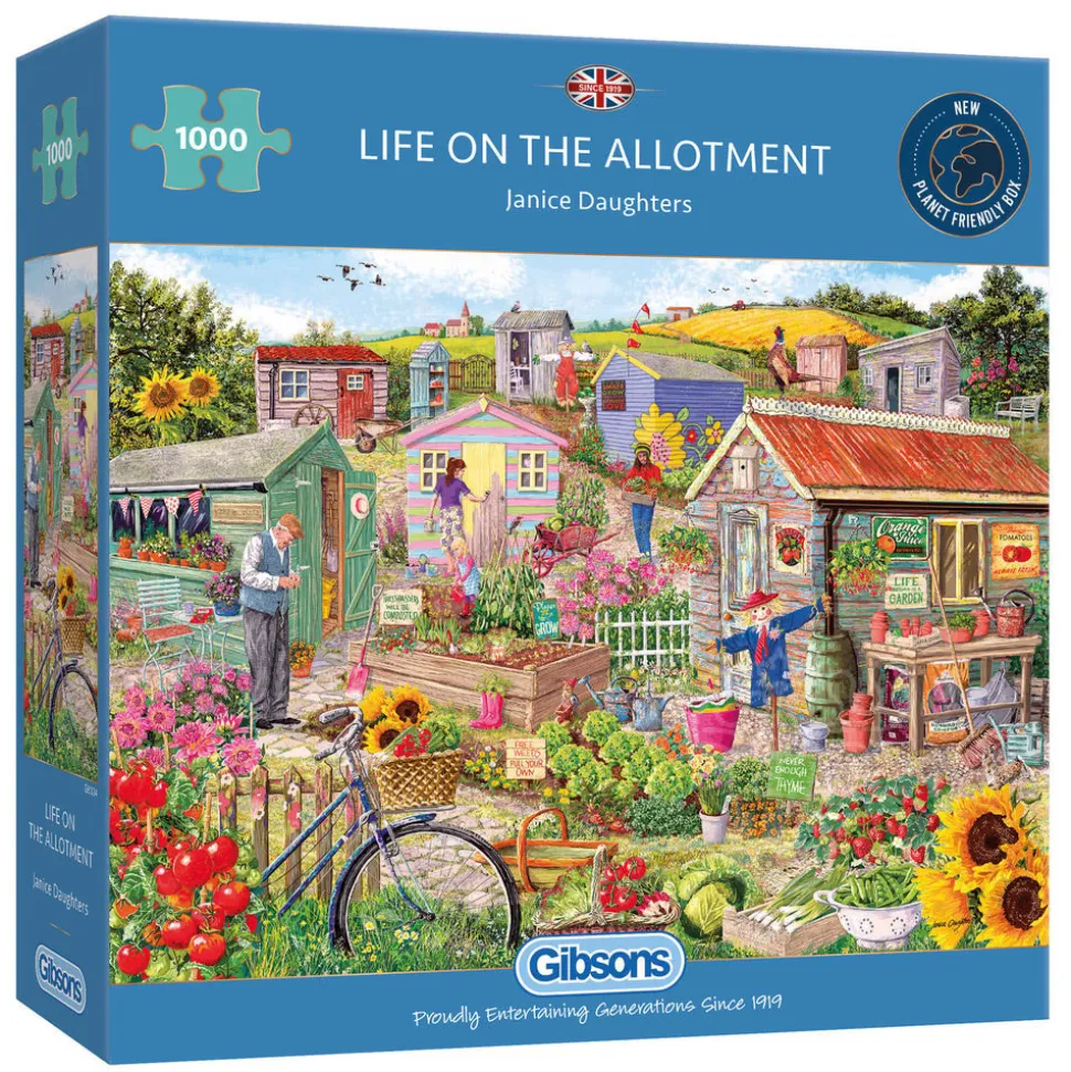Gibsons Life on the Allotment Puzzle 1000pcs