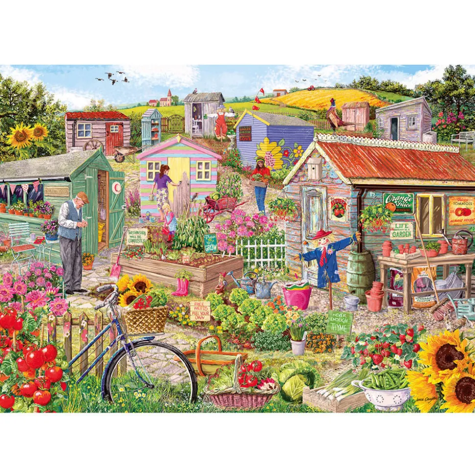 Gibsons Life on the Allotment Puzzle 1000pcs