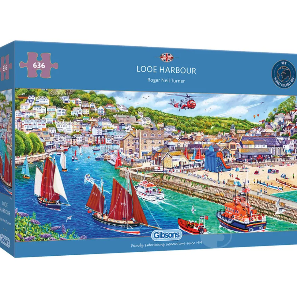 Gibsons Looe Harbour Puzzle 636pcs RETIRED