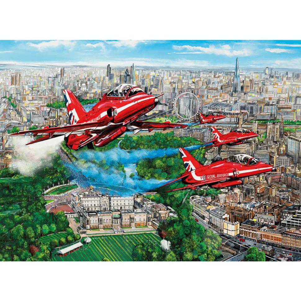 Gibsons Reds Over London Puzzle 1000pcs