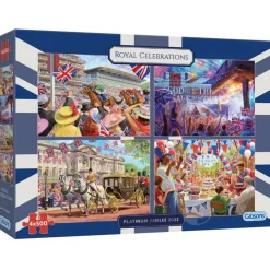 Gibsons Royal Celebrations Puzzle 4 x 500pcs