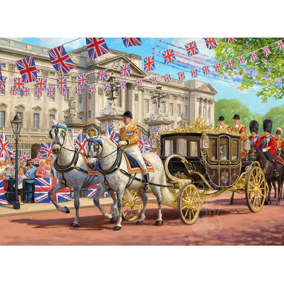 Gibsons Royal Celebrations Puzzle 4 x 500pcs