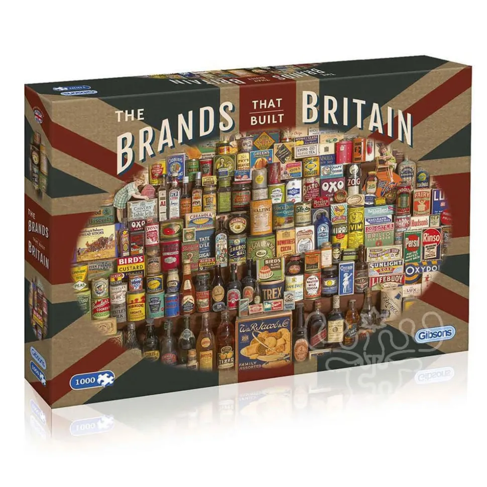 Gibsons The Brands That Built Britain Puzzle 1000pcs