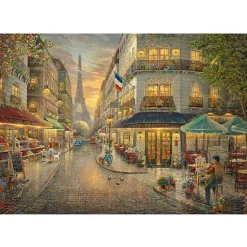 Gibsons Thomas Kinkade: Paris Café Puzzle 1000pcs RETIRED