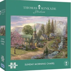Gibsons Thomas Kinkade: Sunday Morning Chapel Puzzle 1000pcs