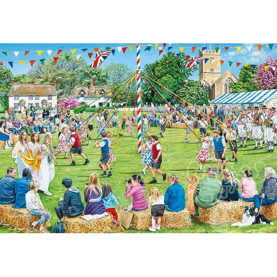 Gibsons Village Celebrations Puzzle 4 x 500pcs