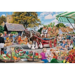 Gibsons Village Celebrations Puzzle 4 x 500pcs