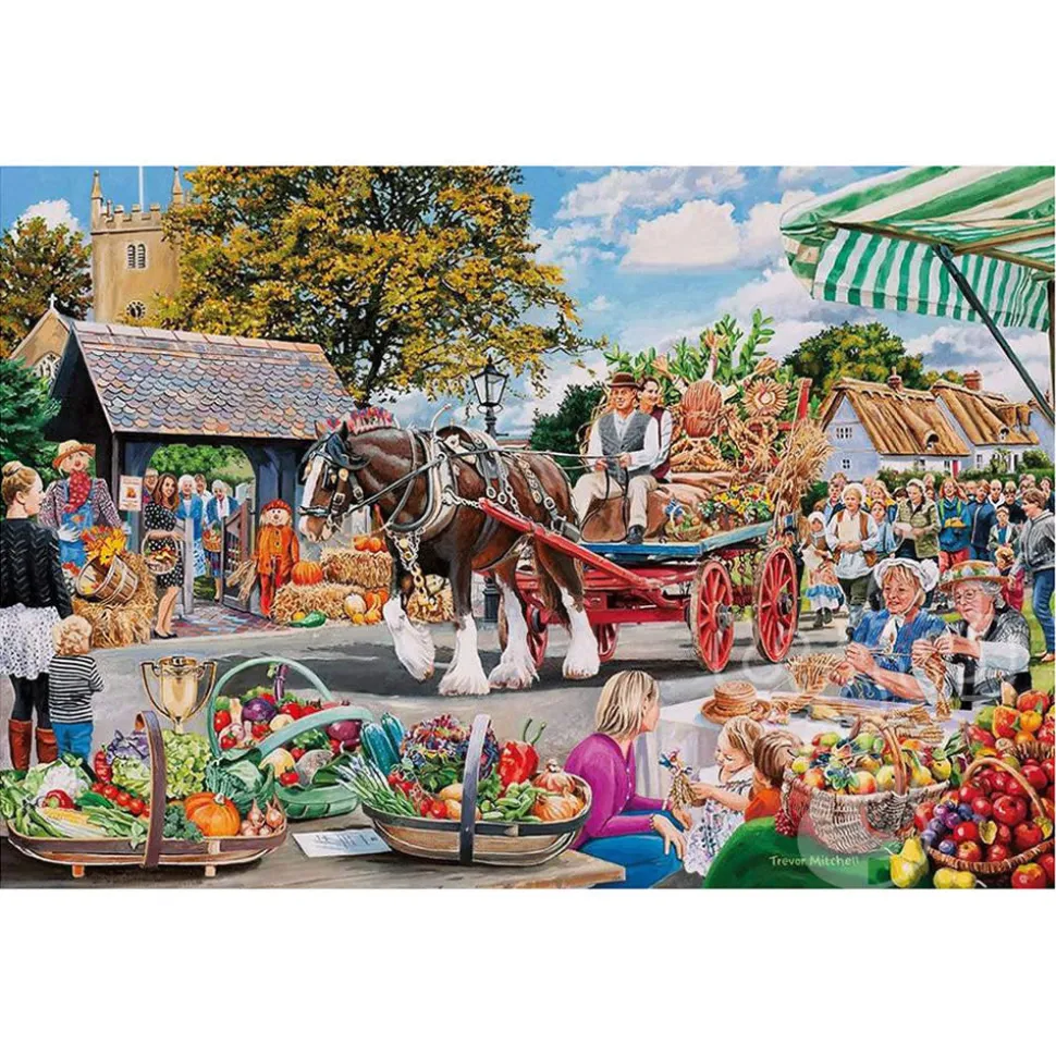 Gibsons Village Celebrations Puzzle 4 x 500pcs