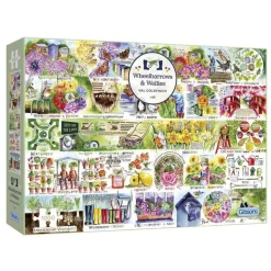 Gibsons Wheelbarrows & Wellies Puzzle 1000pcs