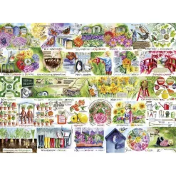 Gibsons Wheelbarrows & Wellies Puzzle 1000pcs