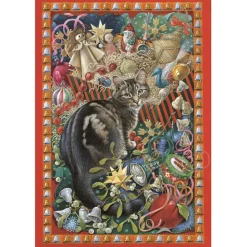 Grafika Octopussy with Christmas Decoration Puzzle 1000pcs