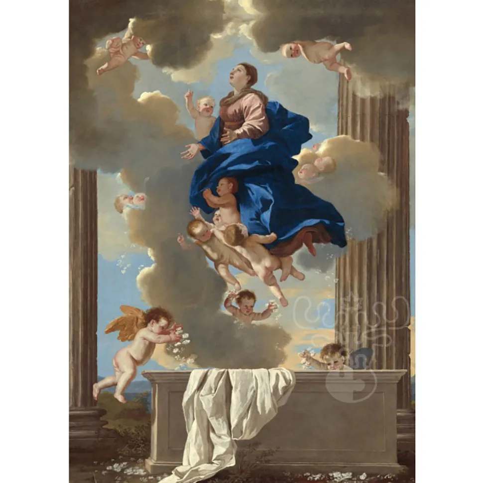 Grafika The Assumption of the Virgin, 1630/1632 - Nicolas Poussin-Puzzle 1000pcs