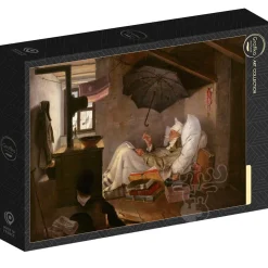 Grafika The Poor Poet, 1839 - Carl Spitzweg Puzzle 1000pcs