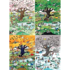 Heye Cartoon Classics 4 Seasons Puzzle 2000pcs
