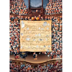 Heye Cartoon Classics Score Puzzle 1000pcs