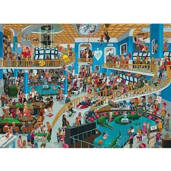 Heye Chaotic Casino Puzzle 1000pcs Triangle Box RETIRED