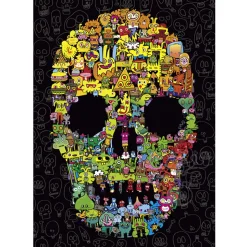 Heye Doodle Skull Puzzle 1000pcs