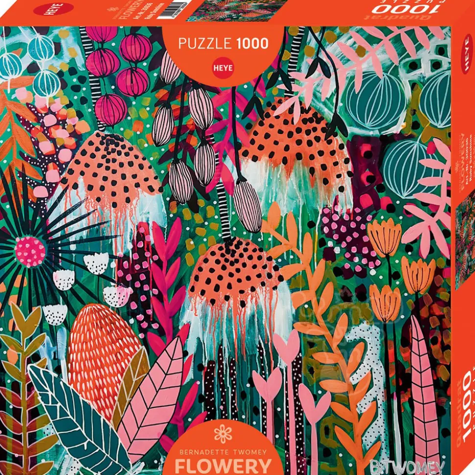 Heye Flowery: Ruby Sunshine Puzzle 1000pcs