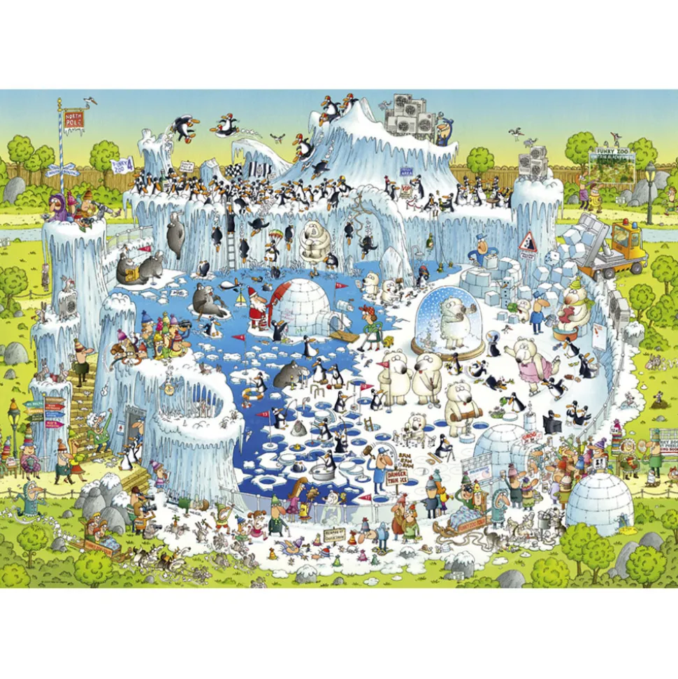 Heye Funky Zoo: Polar Habitat Puzzle 1000pcs