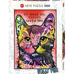 Heye Jolly Pets: 9 Lives Puzzle 1000pcs