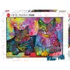 Heye Jolly Pets: Devoted 2 Cats Puzzle 1000pcs