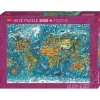 Heye Map Art Minaiature World Puzzle 2000pcs