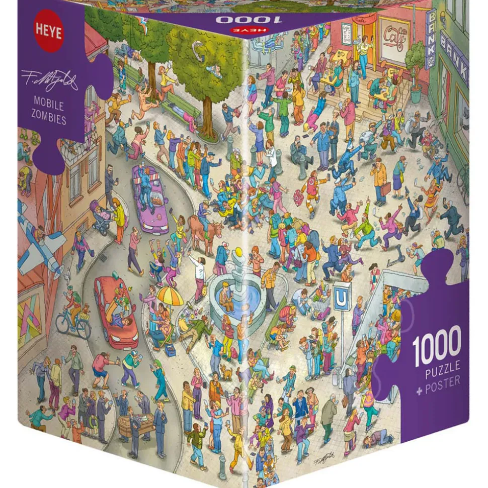 Heye Mobile Zombies Puzzle 1000pcs Triangle Box